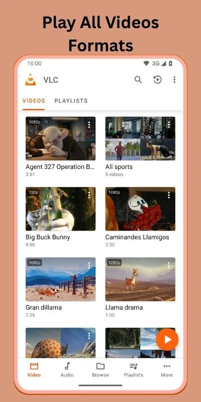 VLC Video Formats