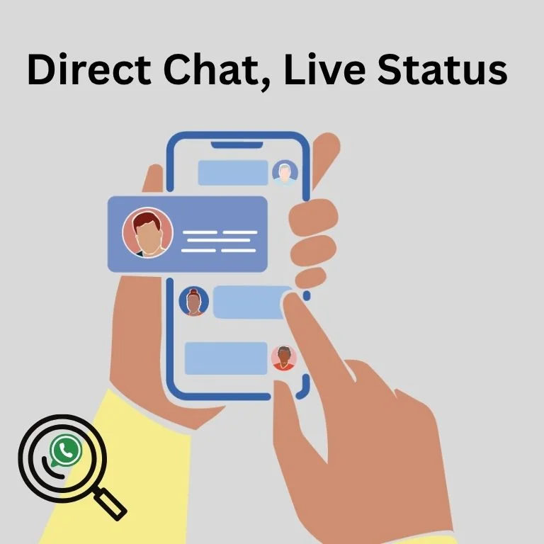 restore direct whatsapp chat and live status